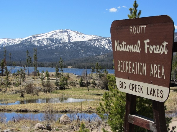Routt National Forest Big Creek Lakes Campground, Walden, CO - GPS
